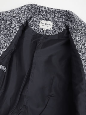 Black Full Sleeve Solid Normal Over Coat Jacket