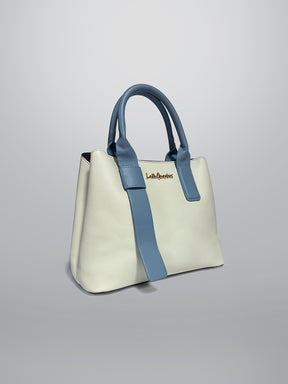 Latin Quarters Women White Solid Casual Two handled Satchel