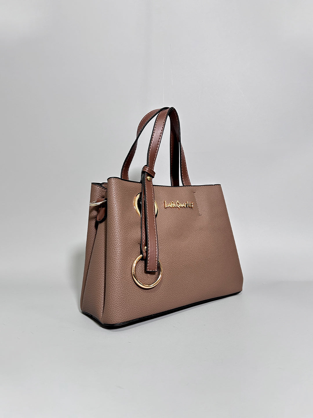 Latin Quarters Women Brown Solid Casual Handheld Bag