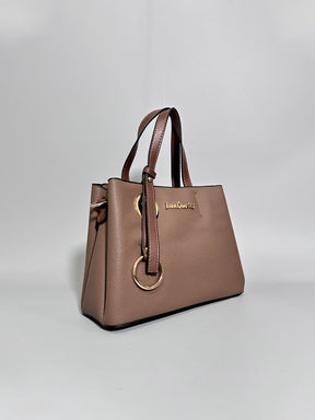 Latin Quarters Women Brown Solid Casual Handheld Bag