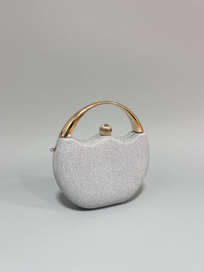 Latin Quarters Women Silver Embellished Casual Two handled Handheld Bag