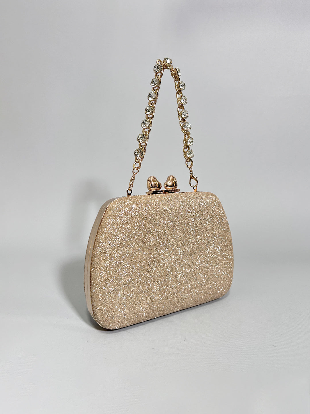 Latin Quarters Women Gold Embellished Party Sling Bag