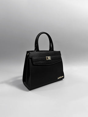 Latin Quarters Women Black Solid Casual Satchel Bag