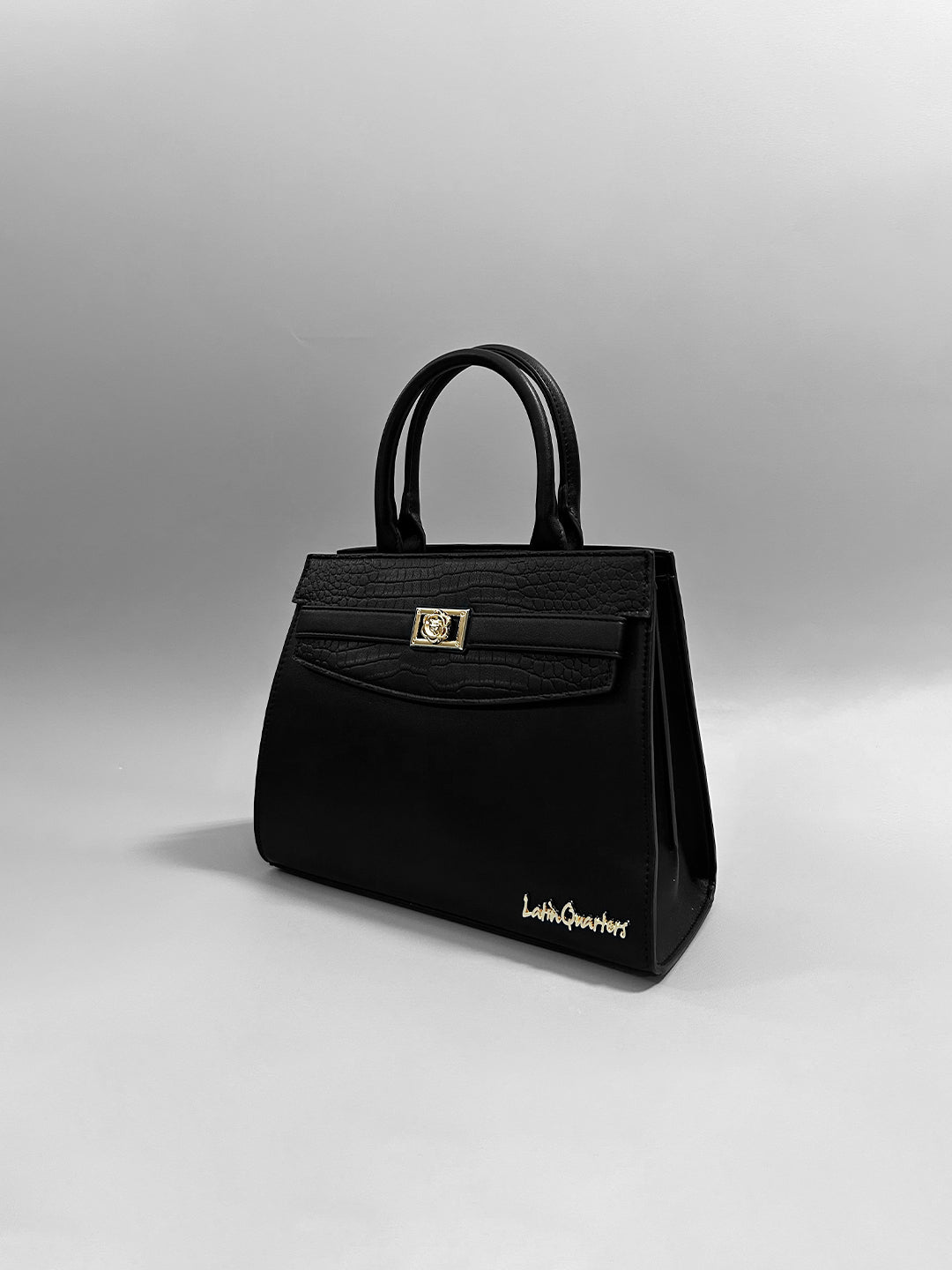 Latin Quarters Women Black Solid Casual Satchel Bag