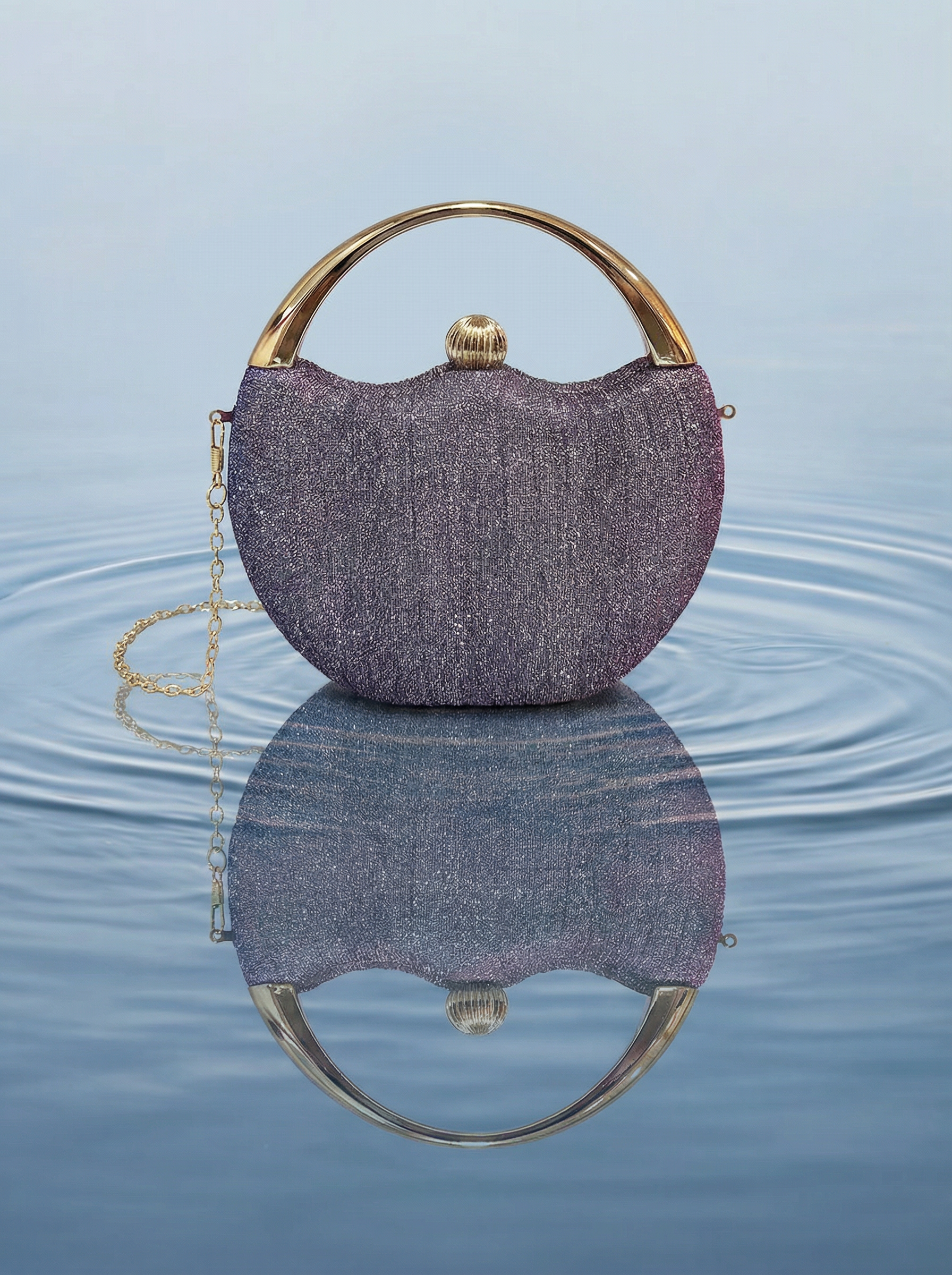 Latin Quarters Women Purple Embellished Casual Two handled Handheld Bag