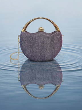 Latin Quarters Women Purple Embellished Casual Two handled Handheld Bag