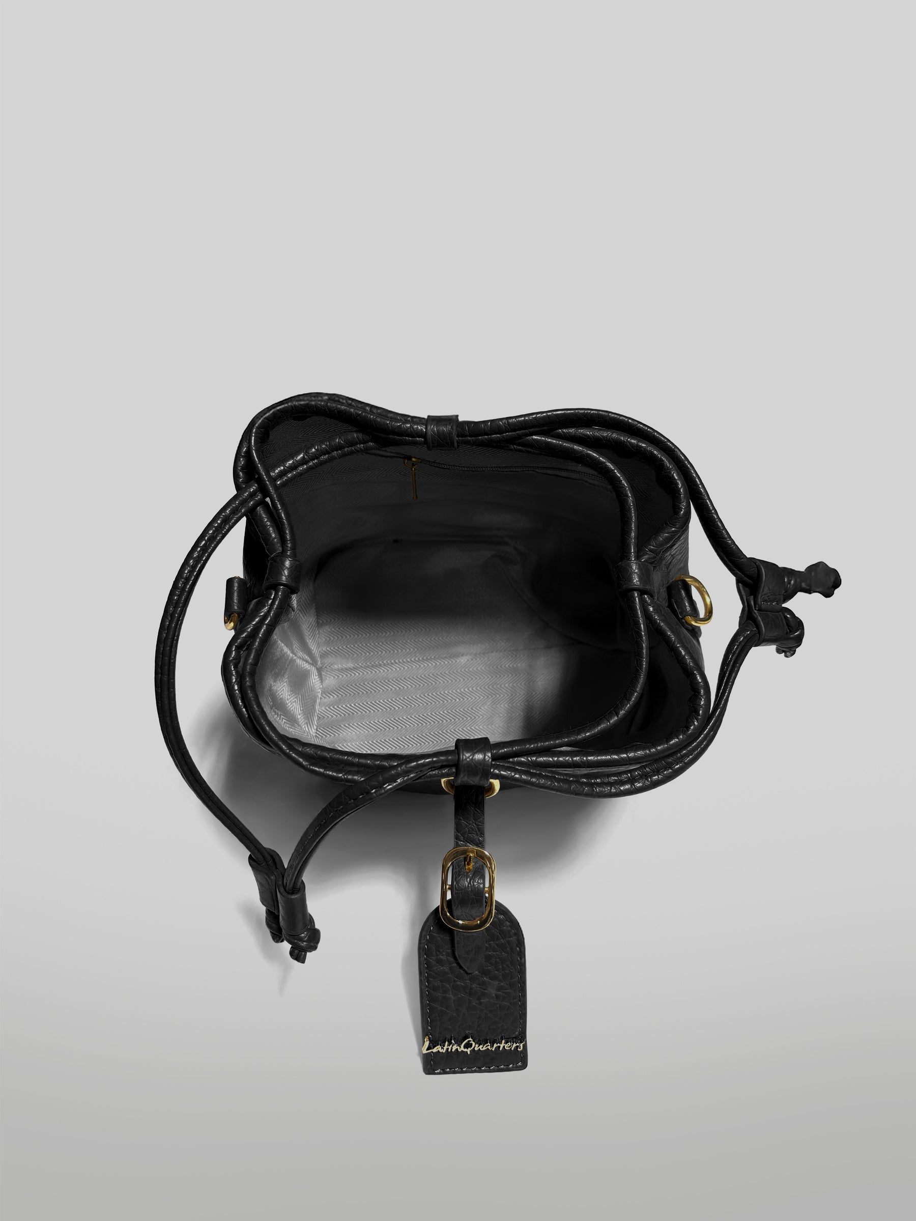 Latin Quarters Women Black Solid One Handle Hobo Bag