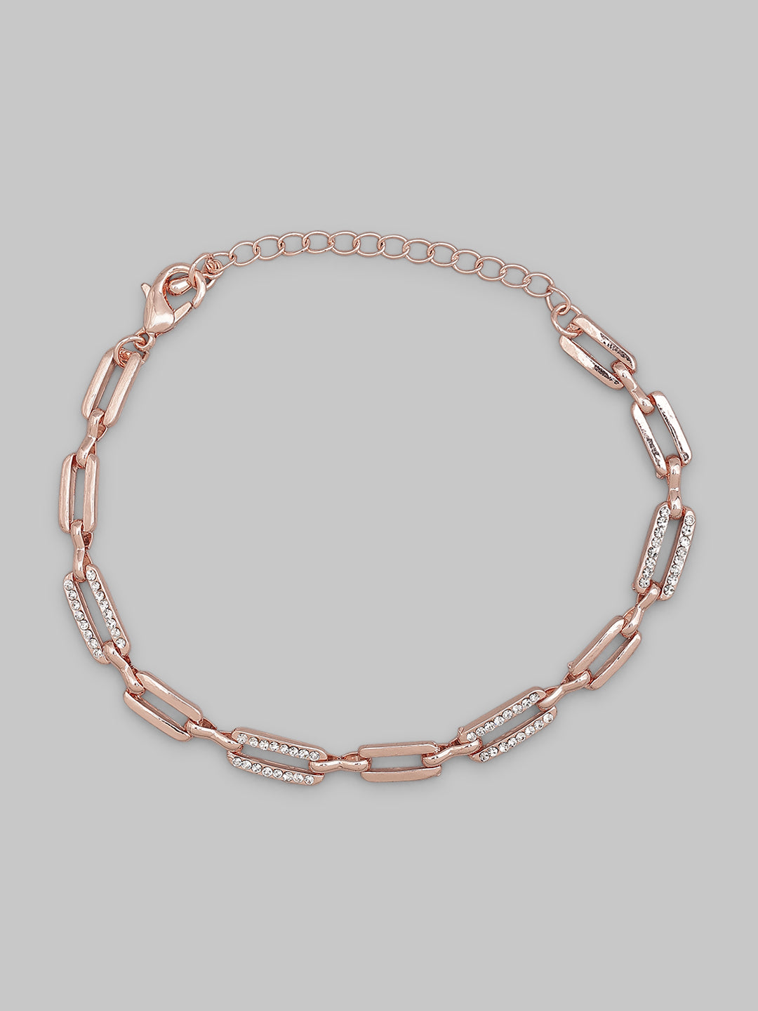 Light Rose Metal Cuff Bracelet