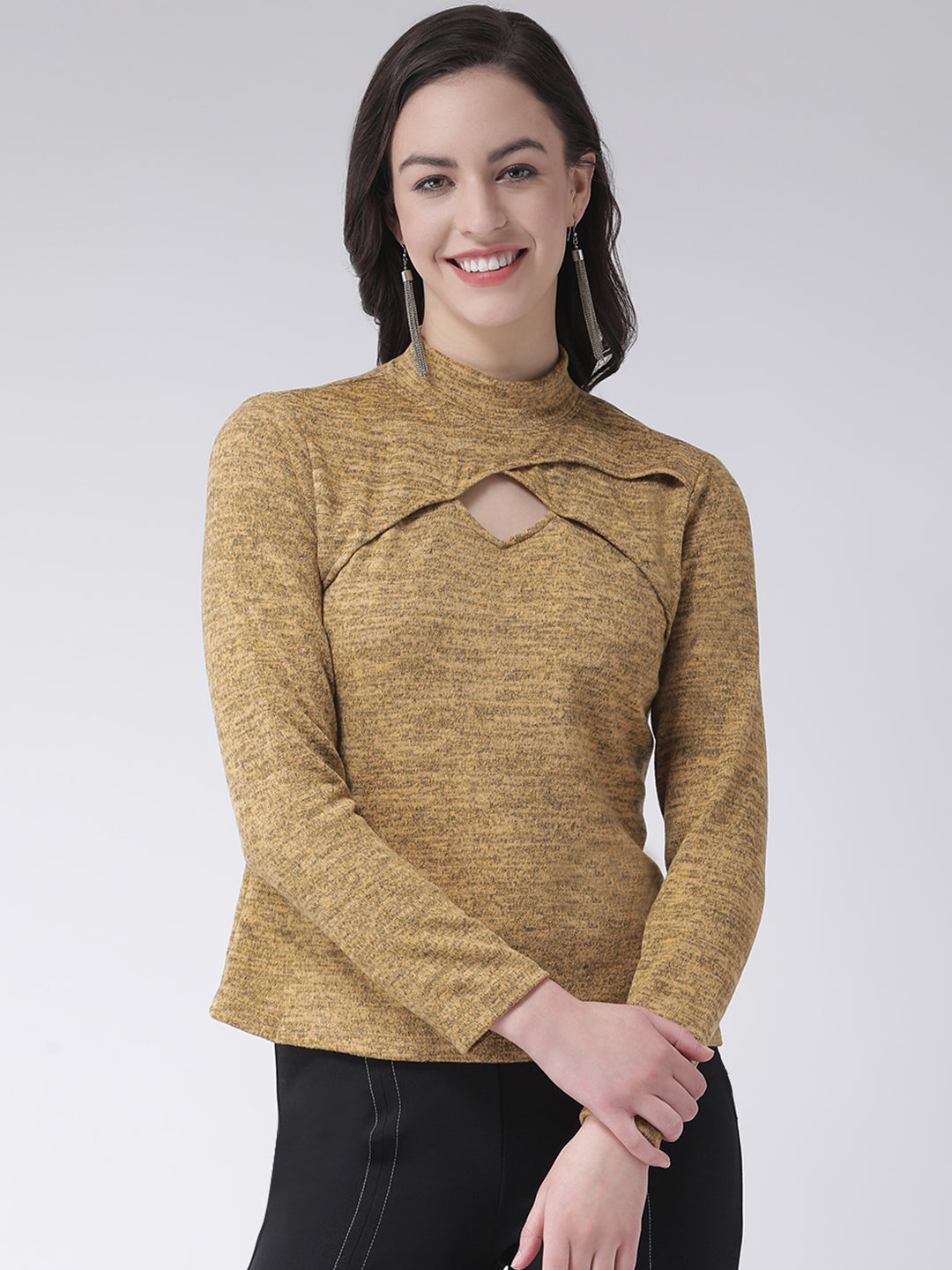 Mustard Full Sleeve Sweatshirt