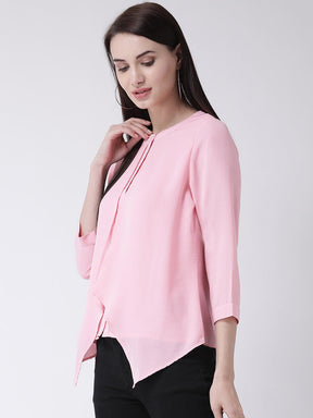 Layered Ruffle Shirt With Buttons