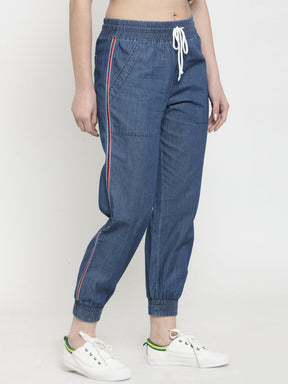 Blue Straight Pant