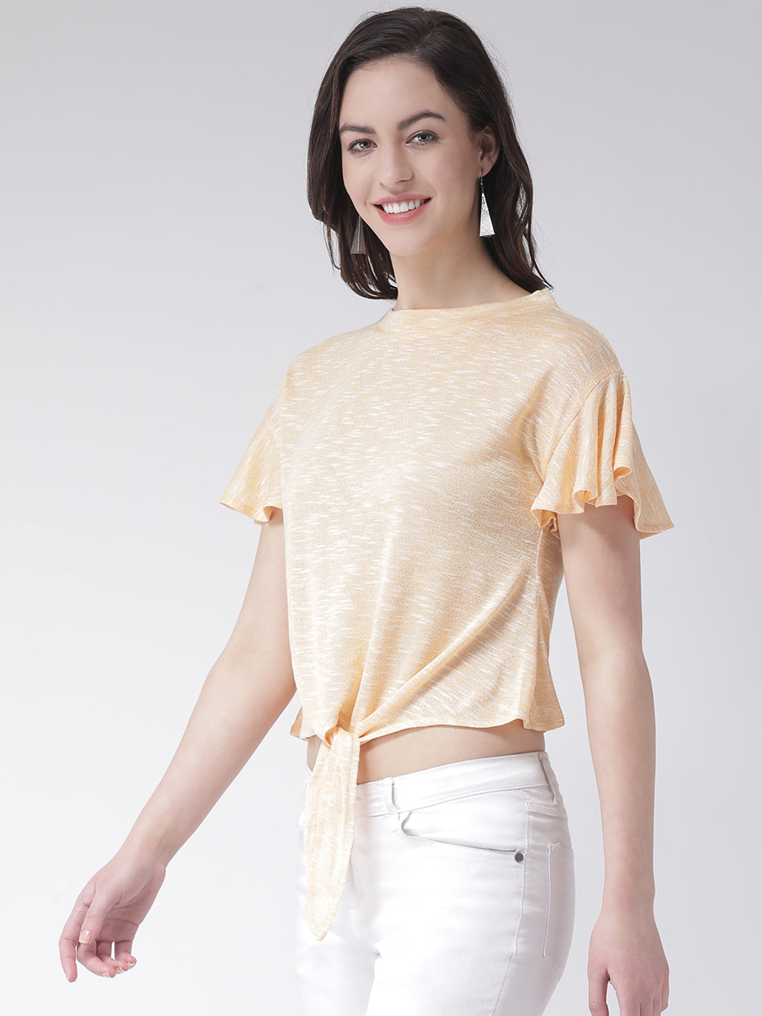 Yellow Half Sleeve T Shirt
