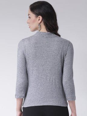 Grey Full Sleeve T Shirt