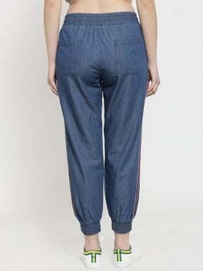 Blue Straight Pant