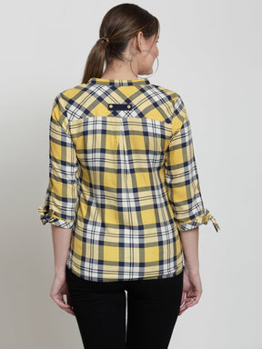 Yellow 3/4 Sleeve Shirt