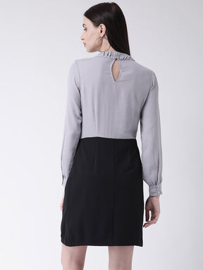 Grey Full Sleeve 2 Fir 1 Dress