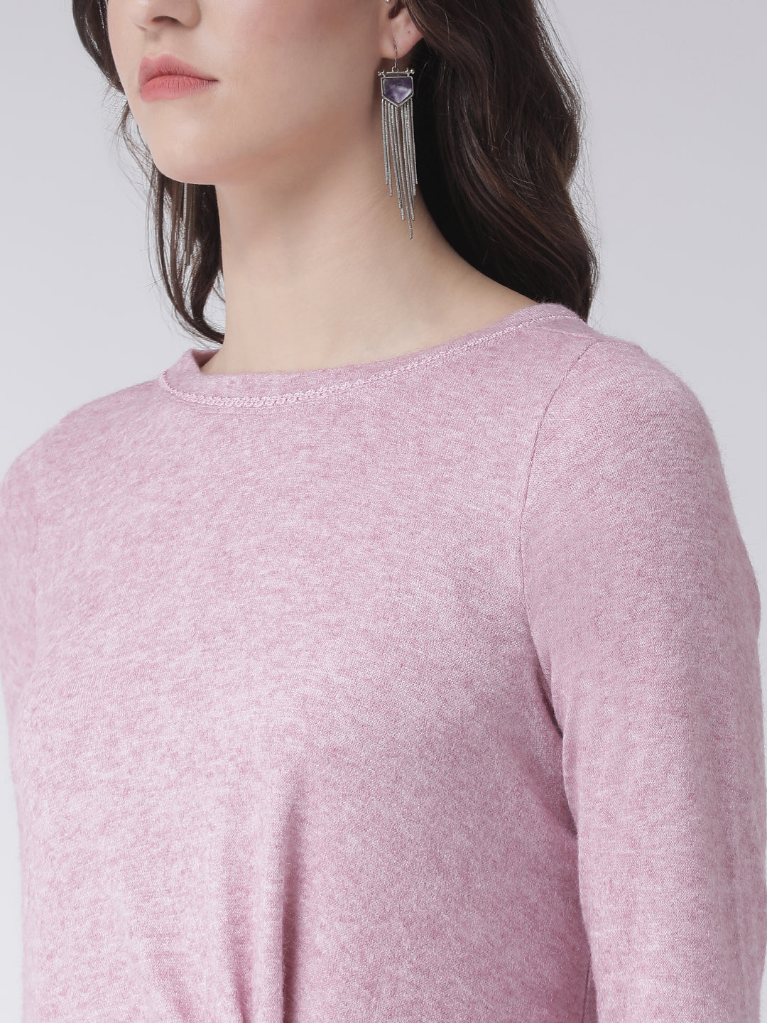 Pink Full Sleeve T Shirt