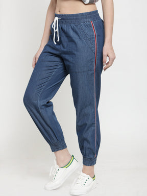 Blue Straight Pant