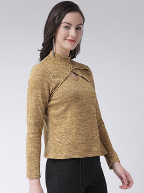 Mustard Full Sleeve Sweatshirt