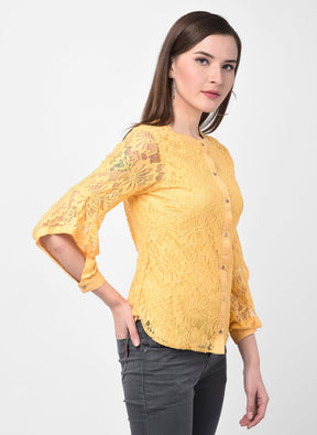 Mustard Full Sleeve Shirt