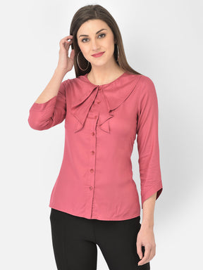 Pink 3/4 Sleeve Shirt
