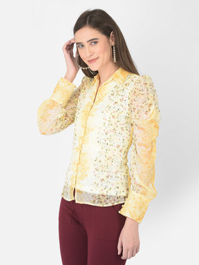 Yellow Full Sleeve Shirt