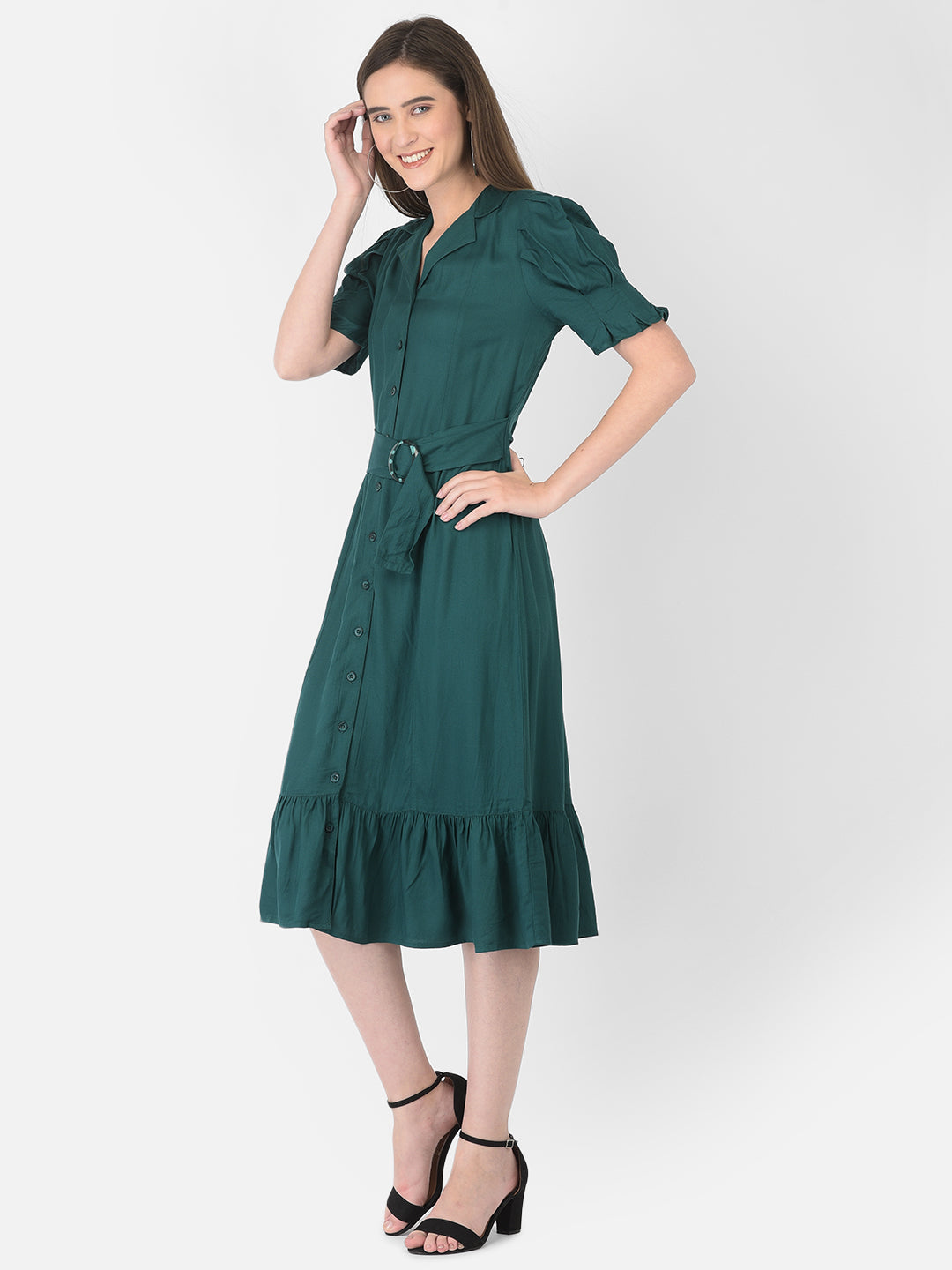 Greenbottle Half Sleeve Shirt Dress
