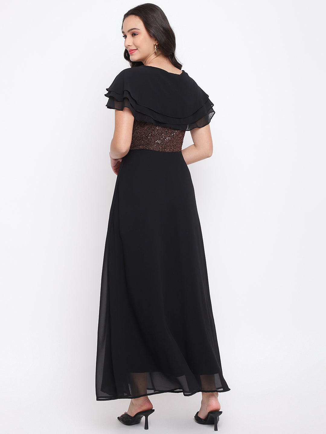 Black Midi Dress – Jaipuriya