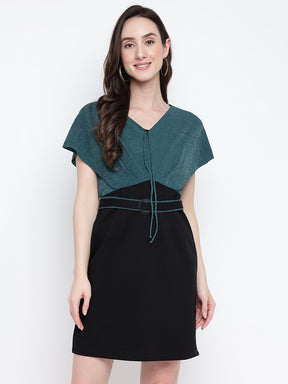 Greenbotle Cap Sleeve Solid 2 Fir 1 Dress