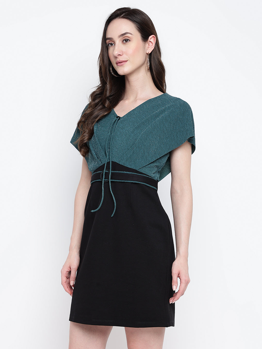 Greenbottle Cap Sleeve Solid 2 Fir 1 Dress