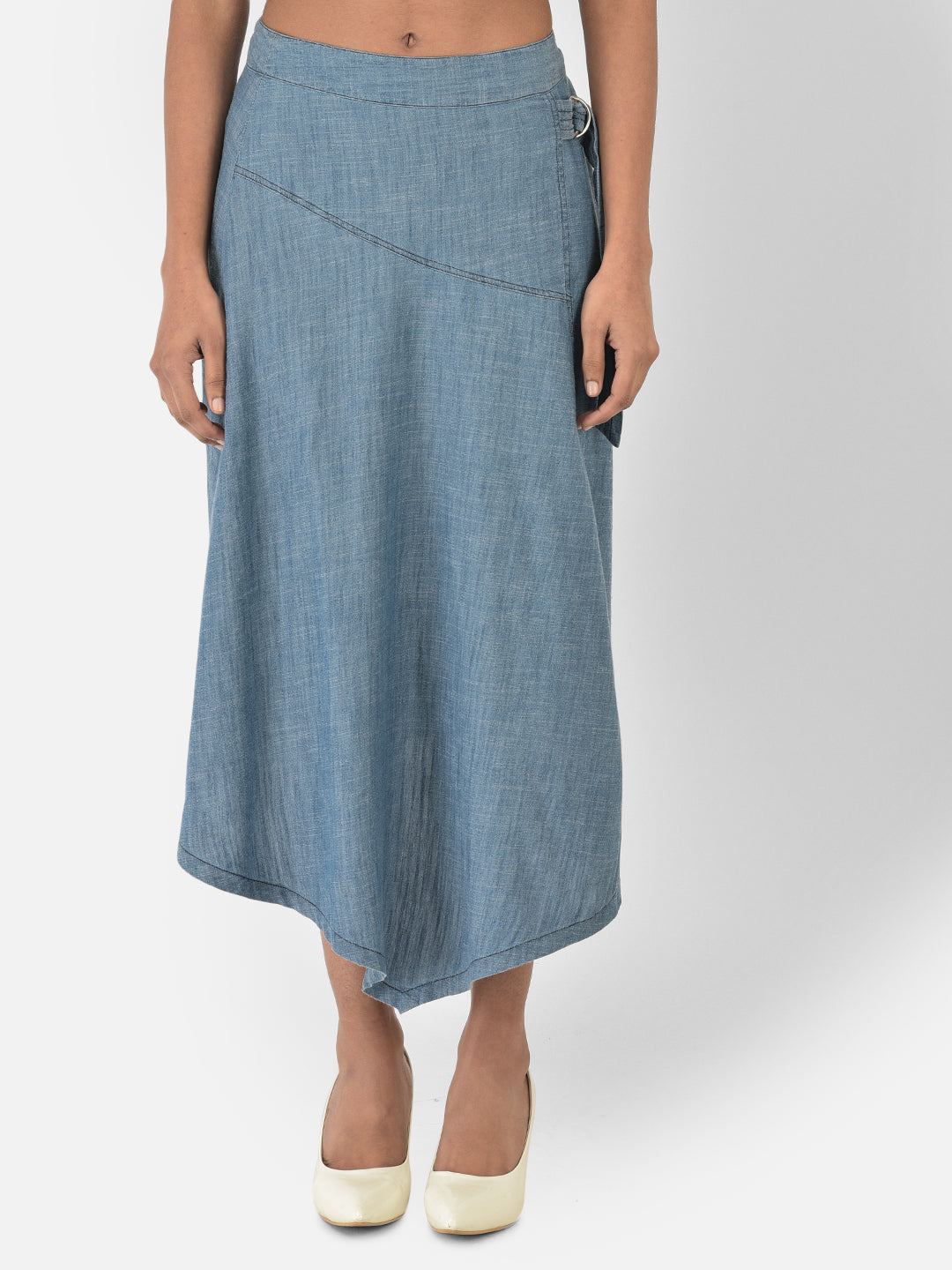 Blue Panel Skirt