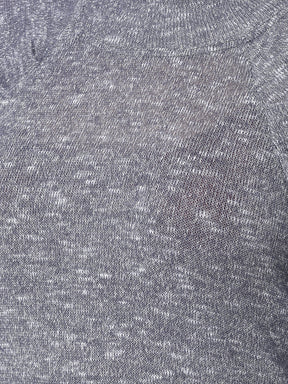 Grey Full Sleeve Pleated Top