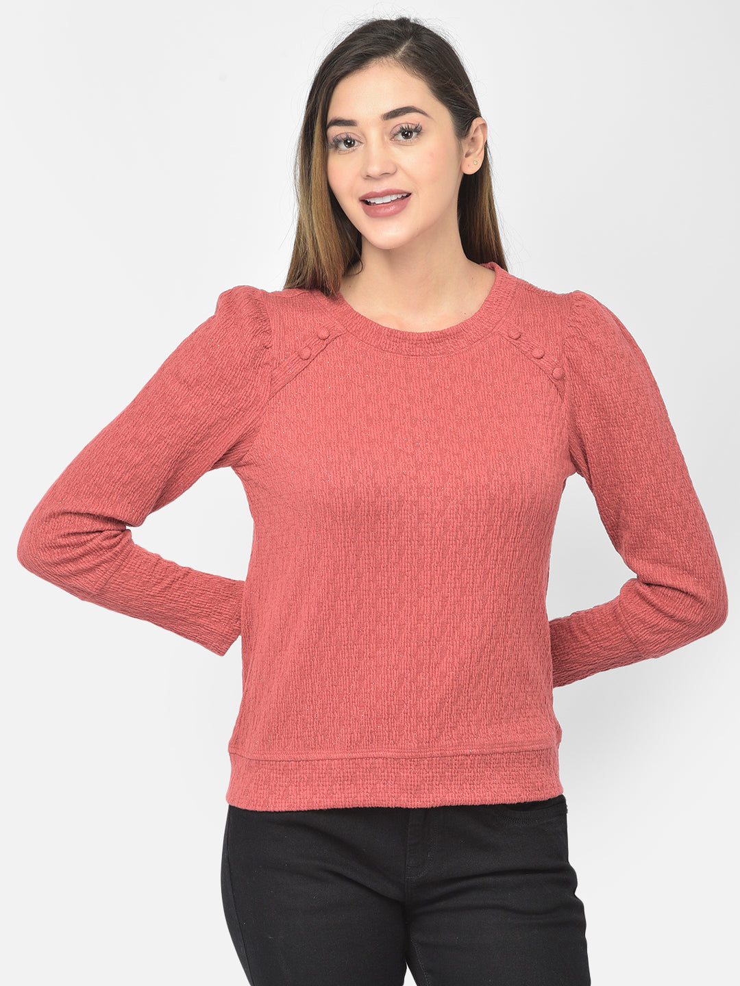 Pink Full Sleeve Top