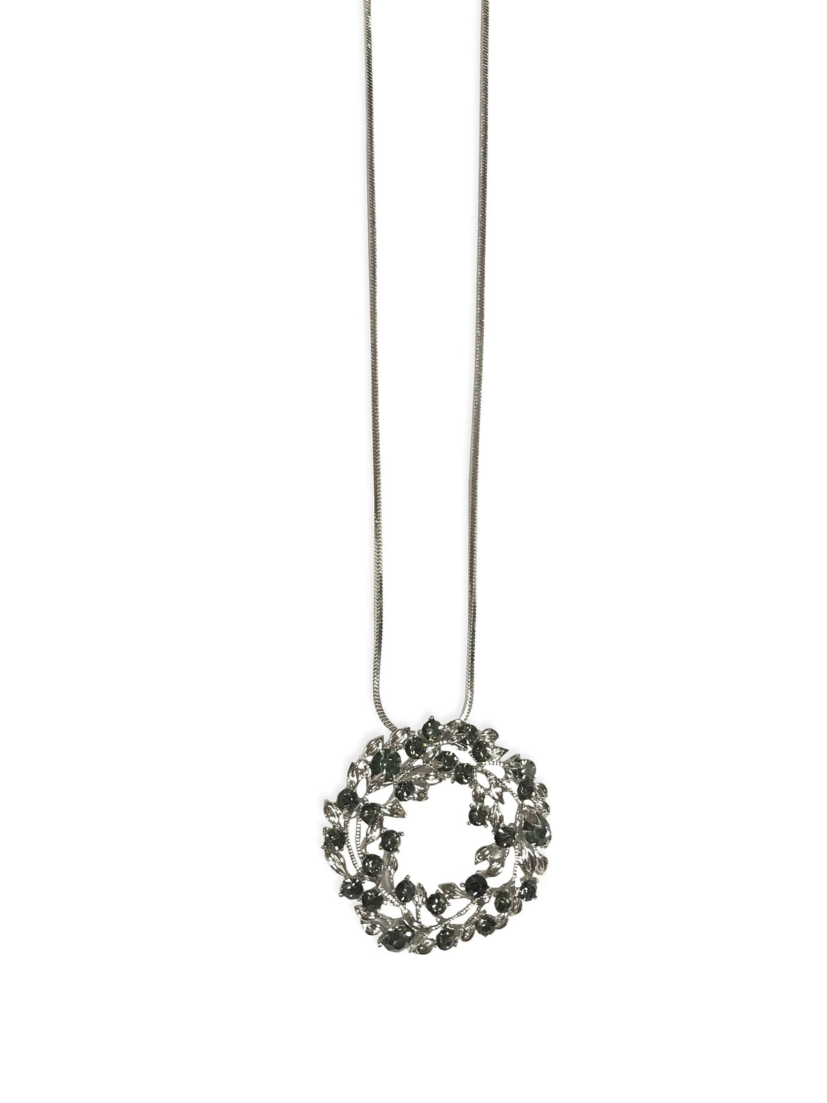 Studded Moon Necklace